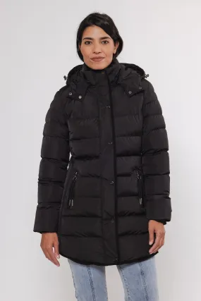 RINO & PELLE NUSA PADDED COAT BLACK