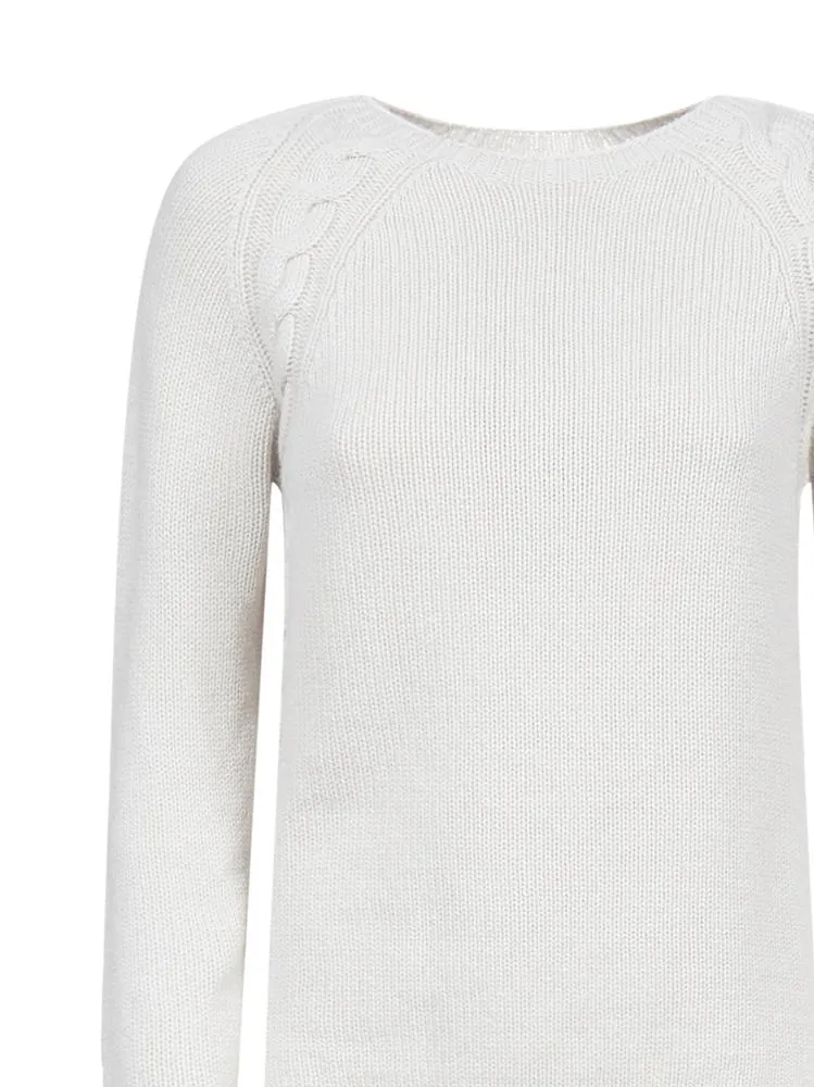 'S Max Mara Crewneck Cable Knit Jumper