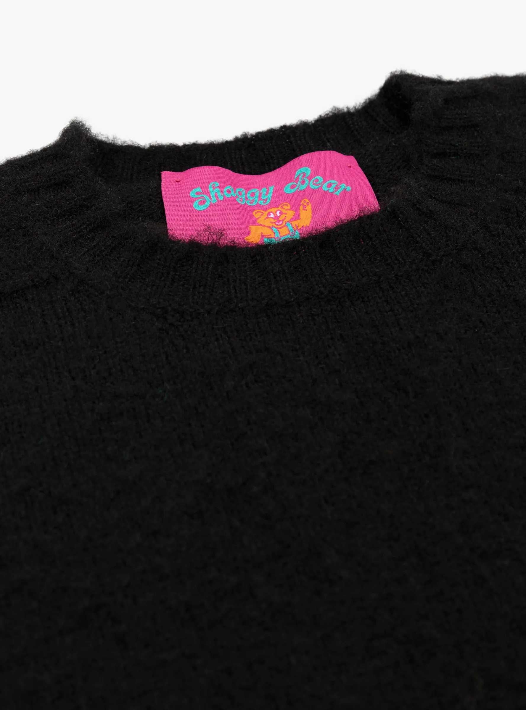 Shaggy Bear Jumper Black