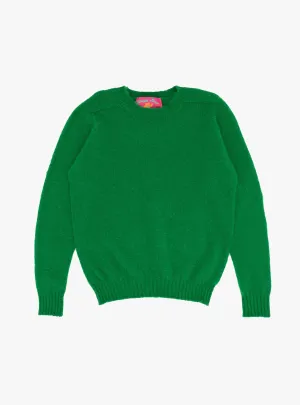 Shaggy Bear Jumper Green Star