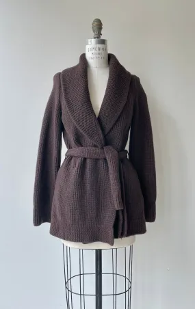 Shawl Collar Wool Cardigan