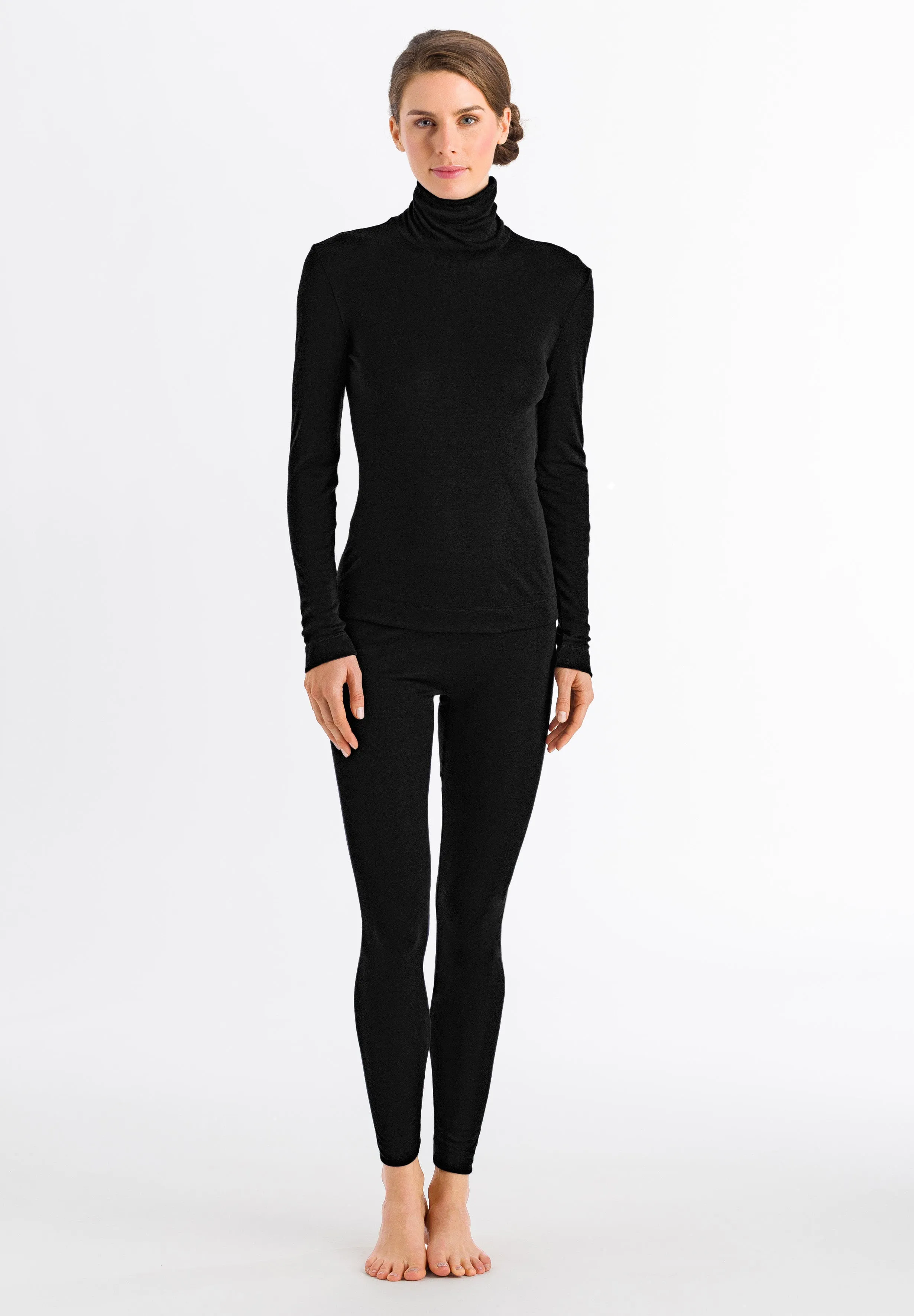 Silk/Cashmere Silk And Cashmere Turtleneck | Black 71659-019