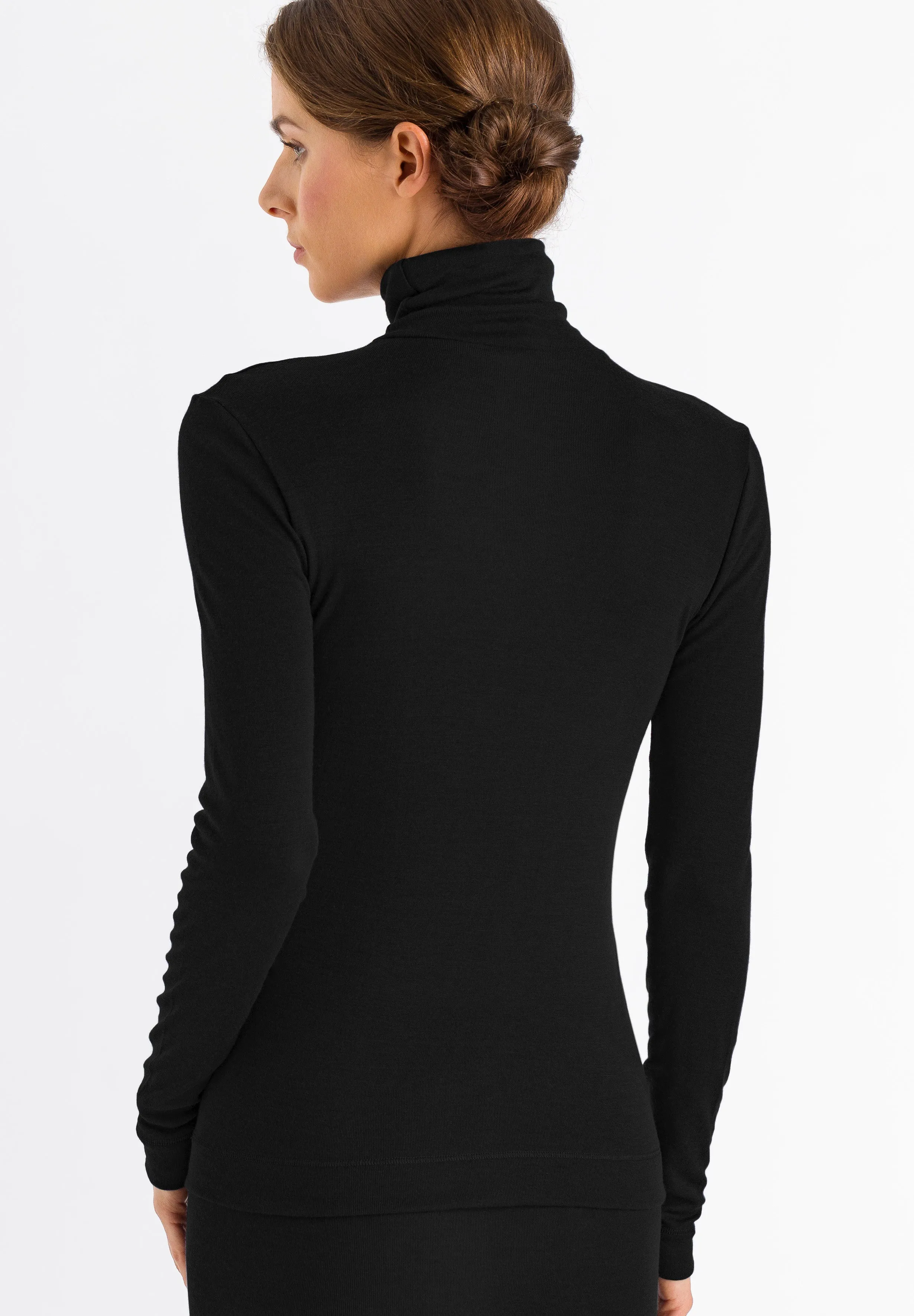 Silk/Cashmere Silk And Cashmere Turtleneck | Black 71659-019