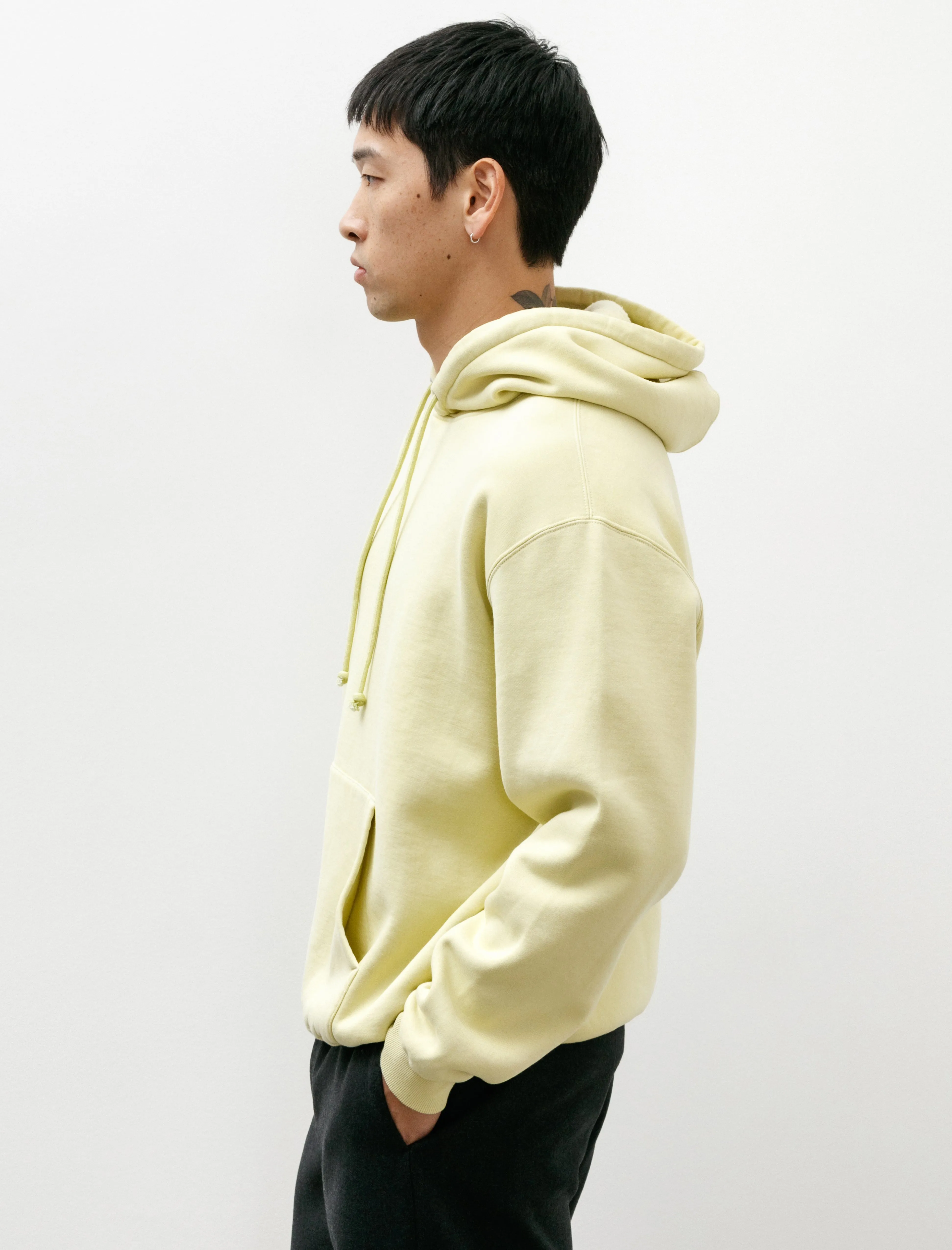 Smooth Soft Sweat P/O Parka Light Lime