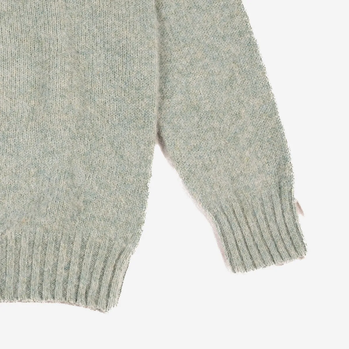 Supersoft Shaggy Wool Crew Sweater - Fauna