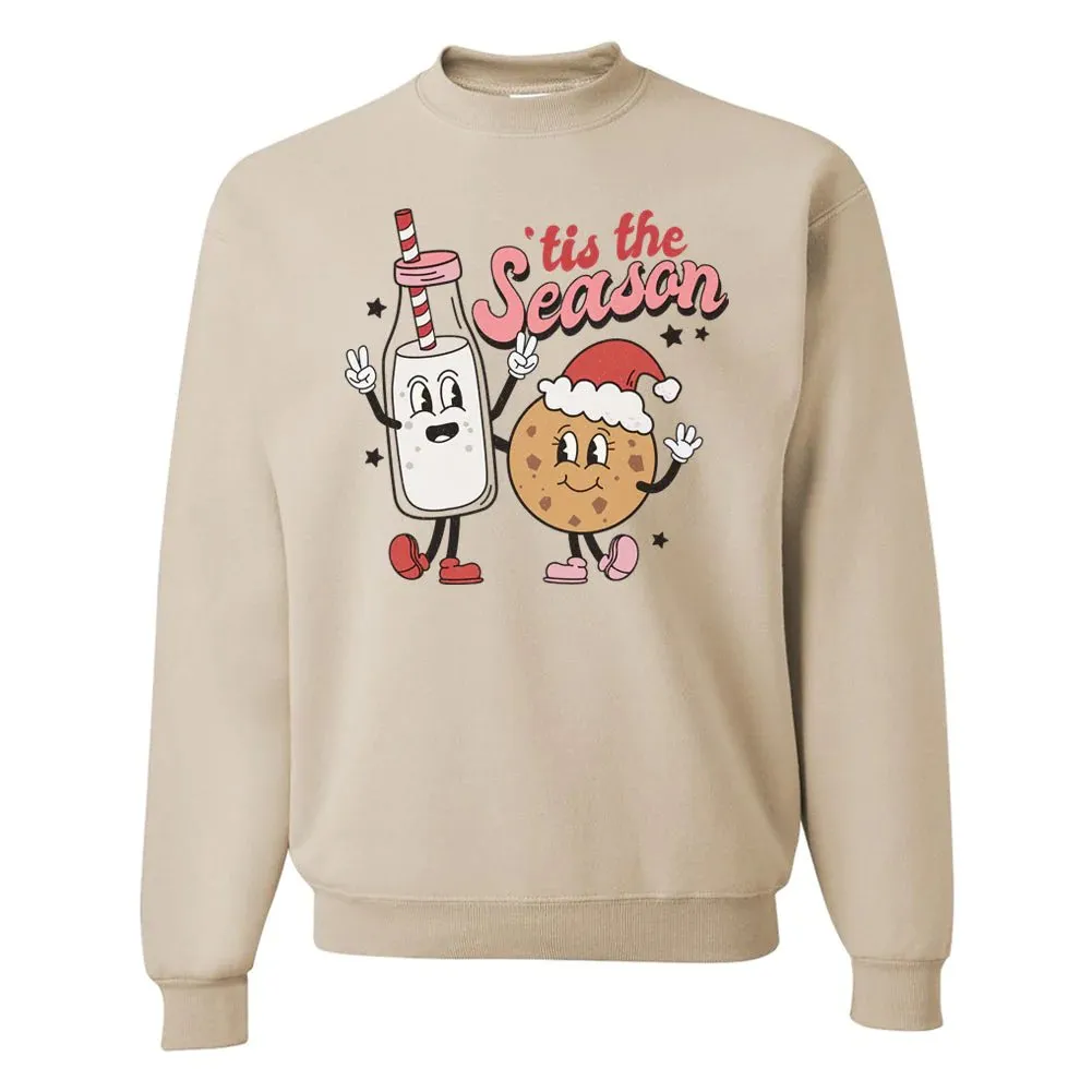 'Tis The Season 'Milk & Cookies' Crewneck Sweatshirt