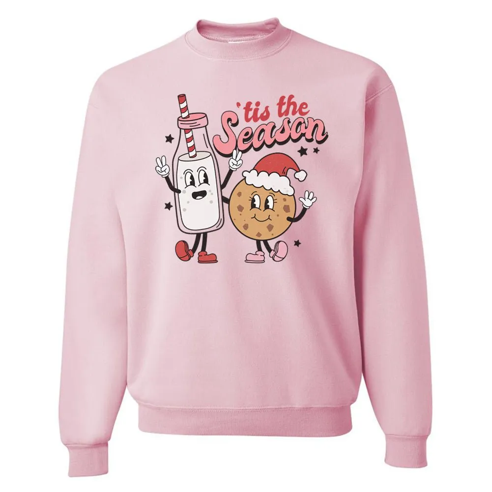 'Tis The Season 'Milk & Cookies' Crewneck Sweatshirt