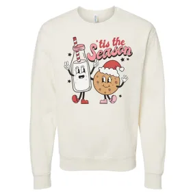 'Tis The Season 'Milk & Cookies' Crewneck Sweatshirt