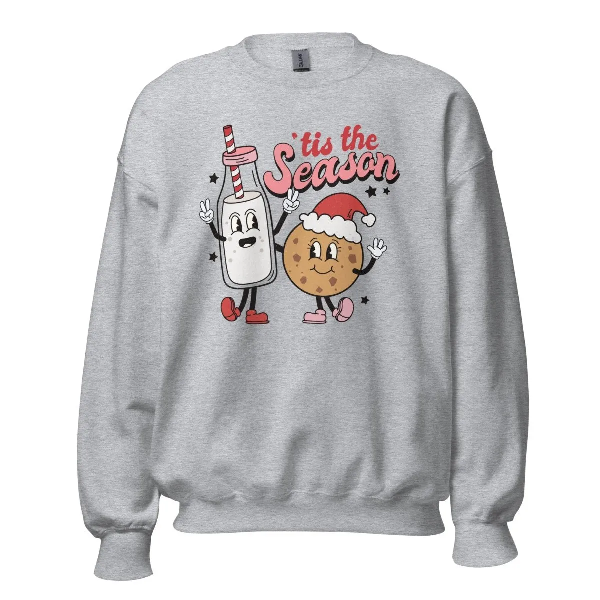 'Tis The Season 'Milk & Cookies' Crewneck Sweatshirt