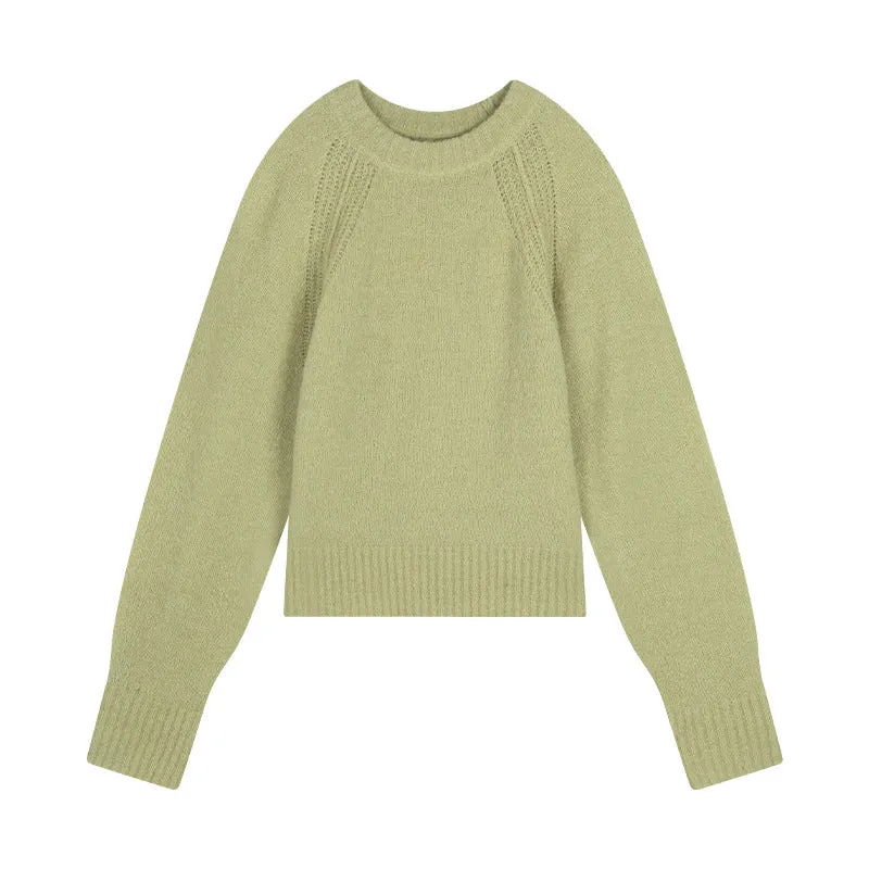 Toleet 2000s fashion Woolen Sweater for Women 2024 Autumn Trendy Comfy Designer Oversize Knitted Crewneck Jumper Sweater