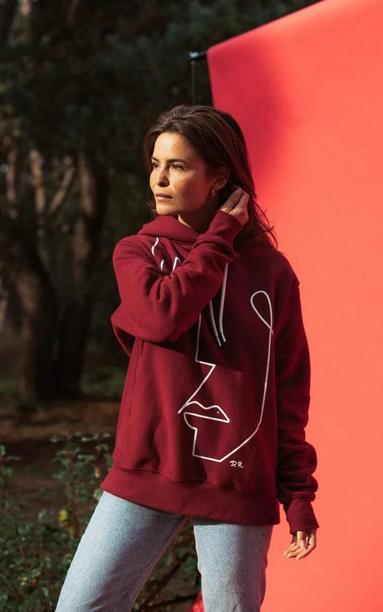 Vesper Hoodie Burgundy