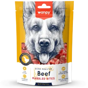 Wanpy Dog Oven-Roasted Beef Marbled Bites 100g