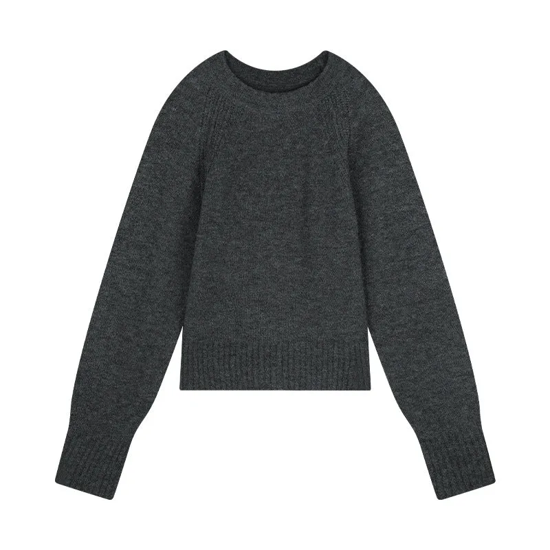 Wenkouban 2000s fashion Woolen Sweater for Women 2024 Autumn Trendy Comfy Designer Oversize Knitted Crewneck Jumper Sweater