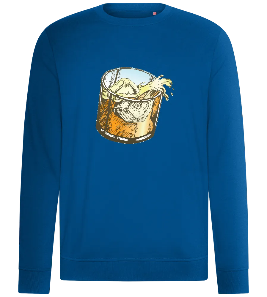 Whiskey Glass Spilled Design - Comfort unisex sweater