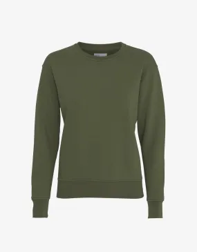 Women Classic Organic Crew - Seaweed Green