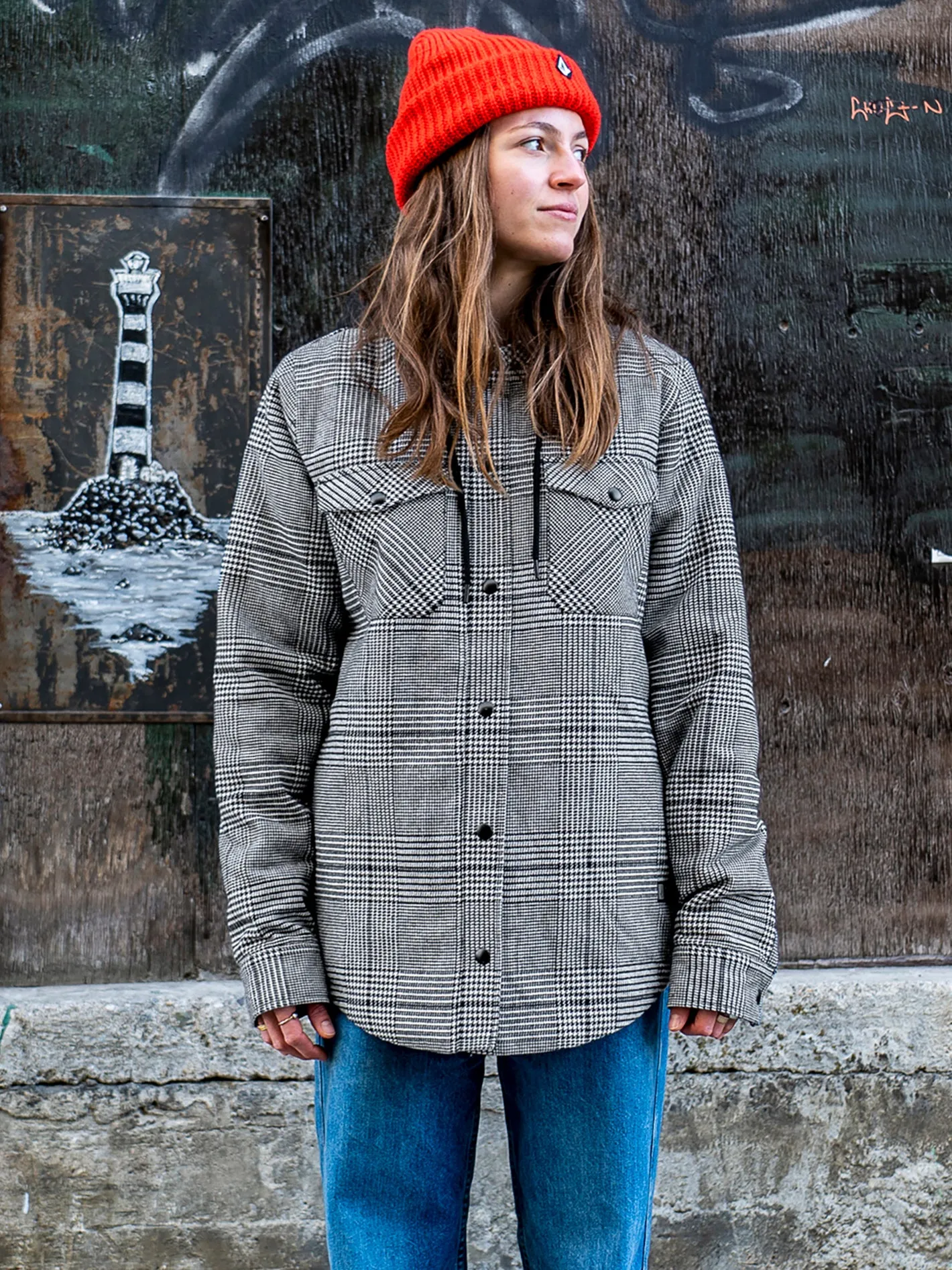 Womens Insulated Flannel - Moonbeam